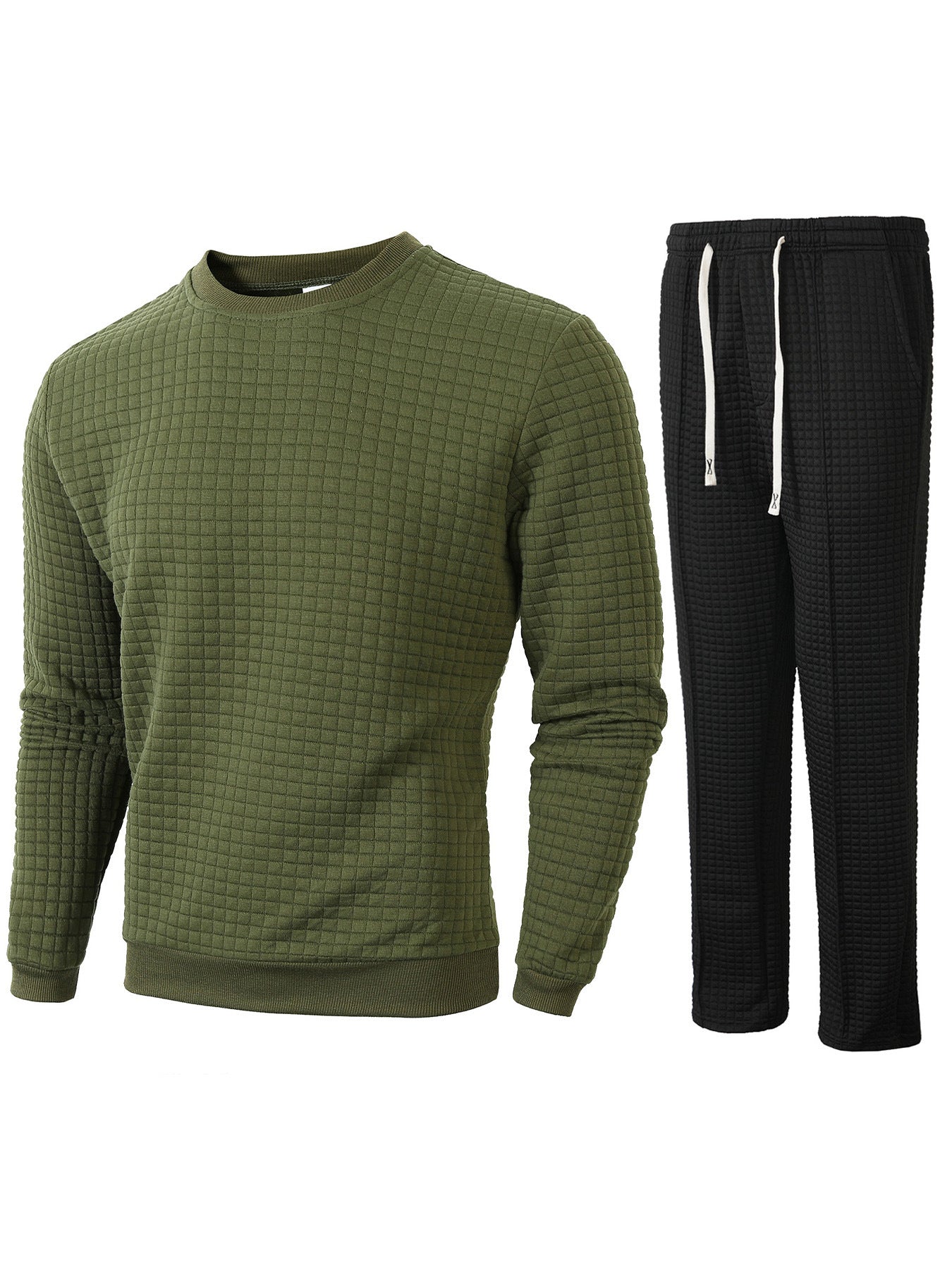 Herren gemütliches Sweatshirt und Jogginghose Set Krohn-e