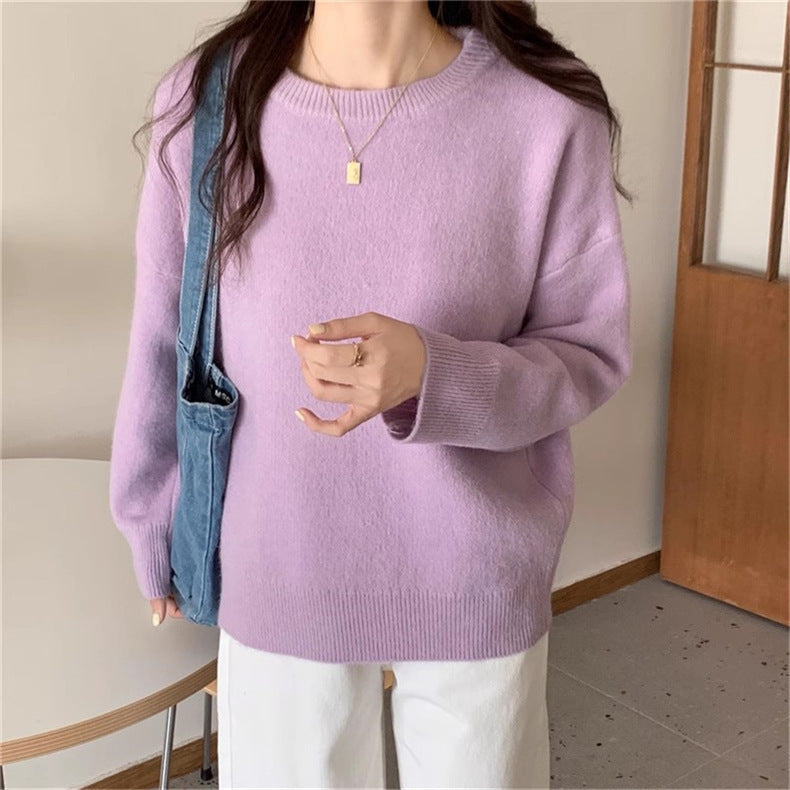 Damen Oversized Strickpullover mit weichem Material und lässigem Schnitt Krohn-e