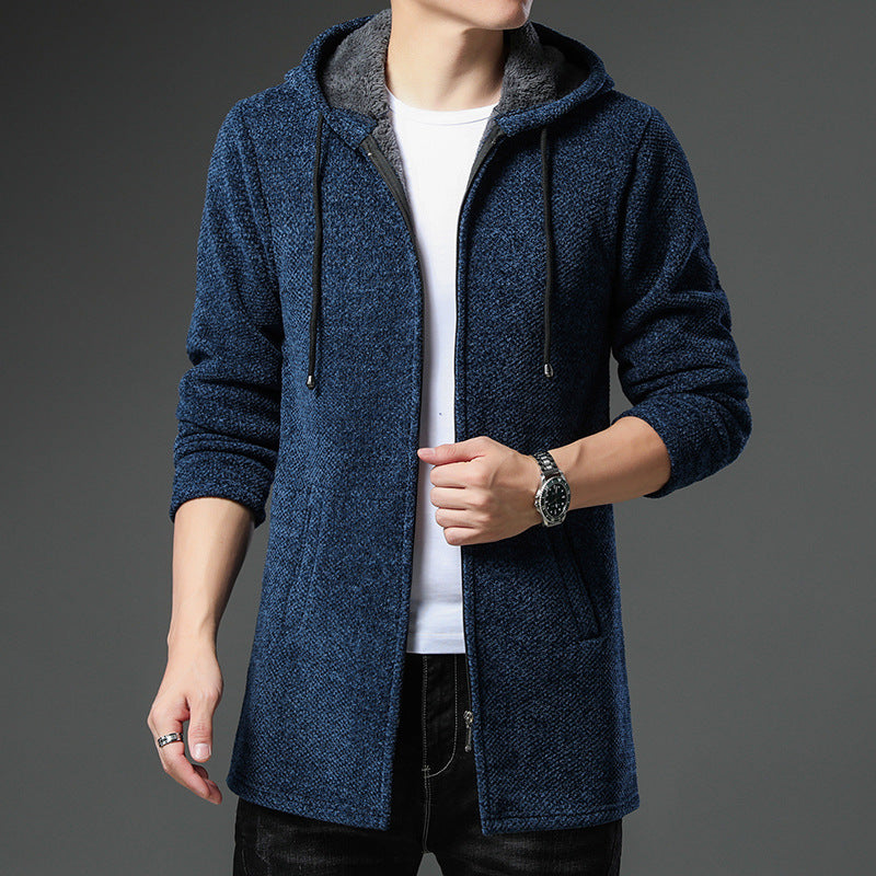 Herren urbane Freizeitjacke mit Kapuze Krohn-e
