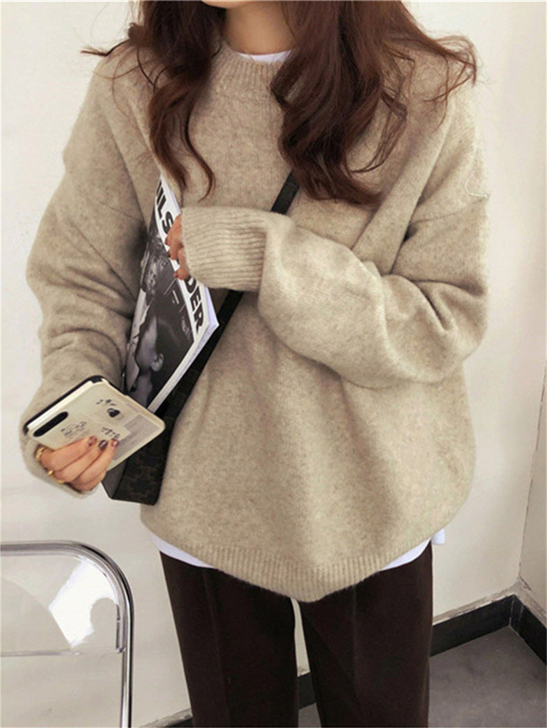 Damen Oversized Strickpullover mit weichem Material und lässigem Schnitt Krohn-e