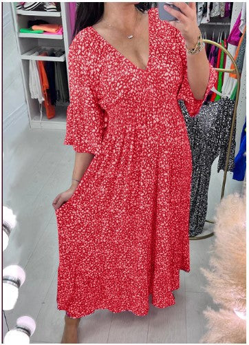 Fudus Strandkleid: Lockerer, langer Rock im Fake-Beach-Stil