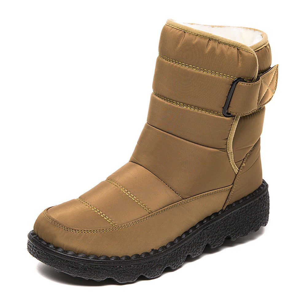 Krohn-e | Wasserdichte High-Top Slip-On Schneestiefel