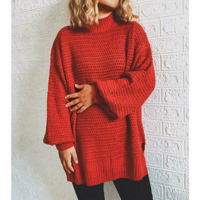 Krohn-e | Fester Strickpullover mit Geripptem Muster