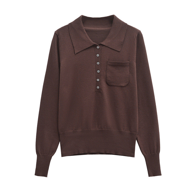 Damen Poloshirt mit Knopfleiste und Brusttasche Krohn-e