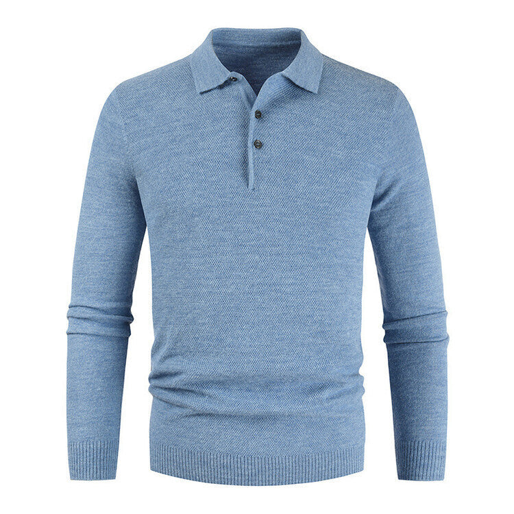 Herren langärmliges Poloshirt Krohn-e