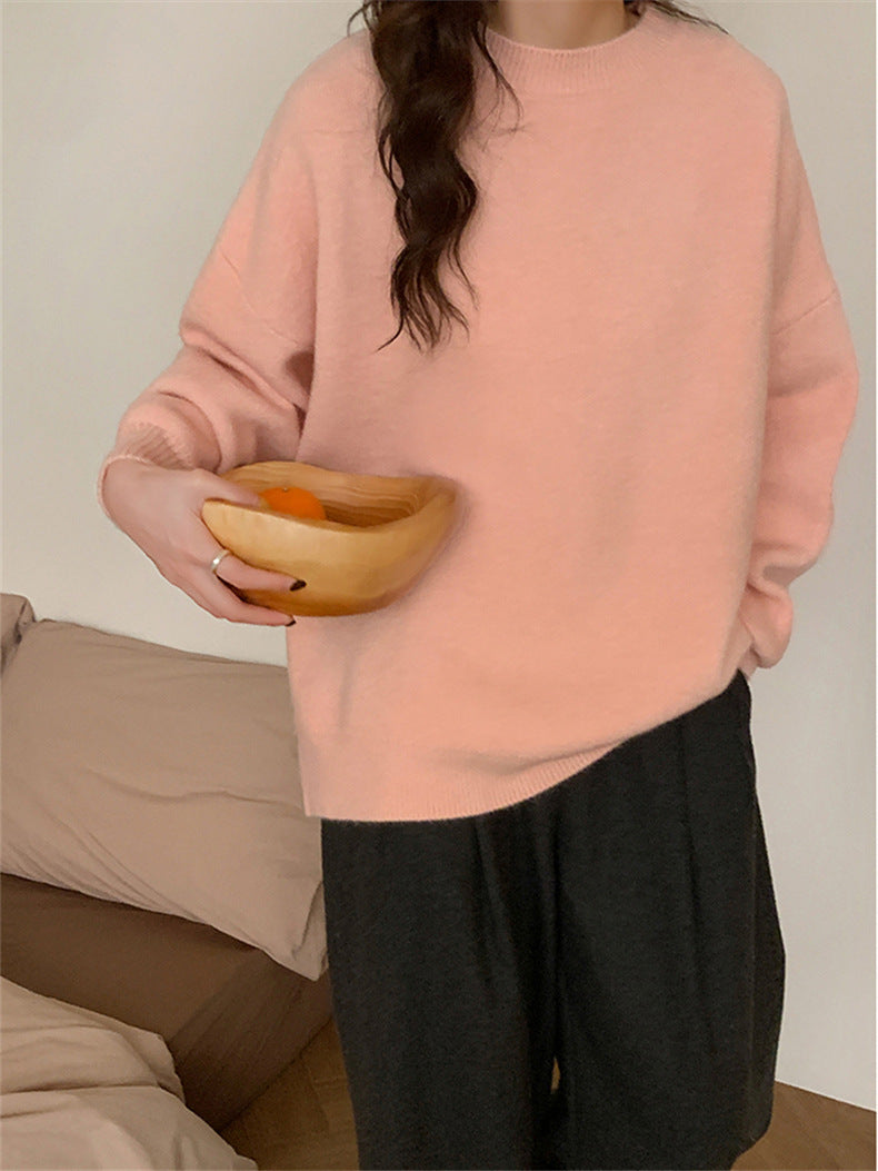 Damen Oversized Strickpullover mit weichem Material und lässigem Schnitt Krohn-e