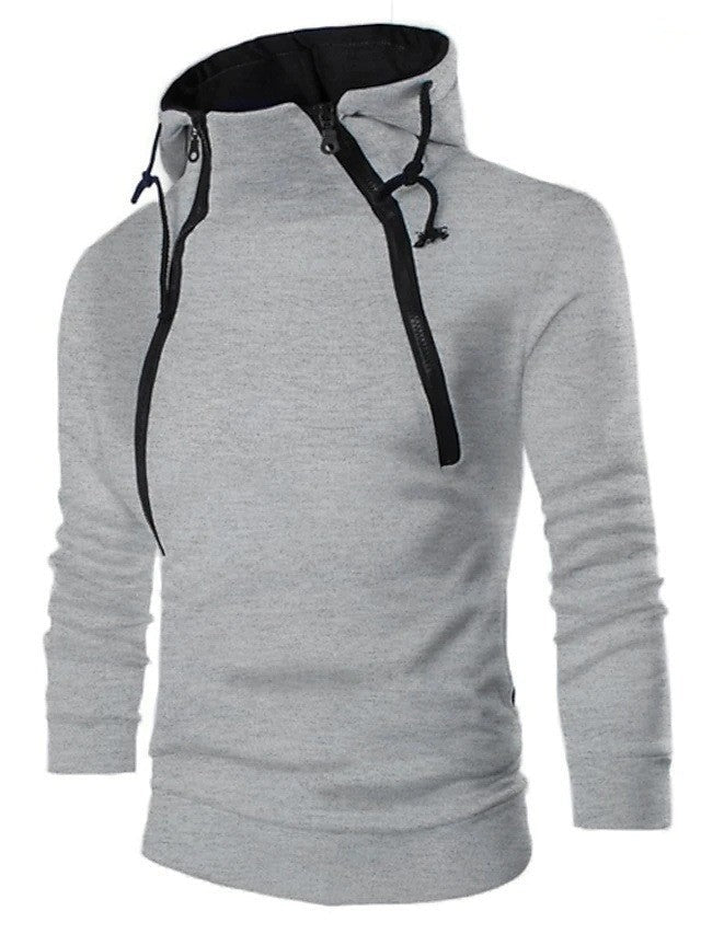 Herren moderne Kapuzenpullover mit praktischem Reißverschluss Krohn-e