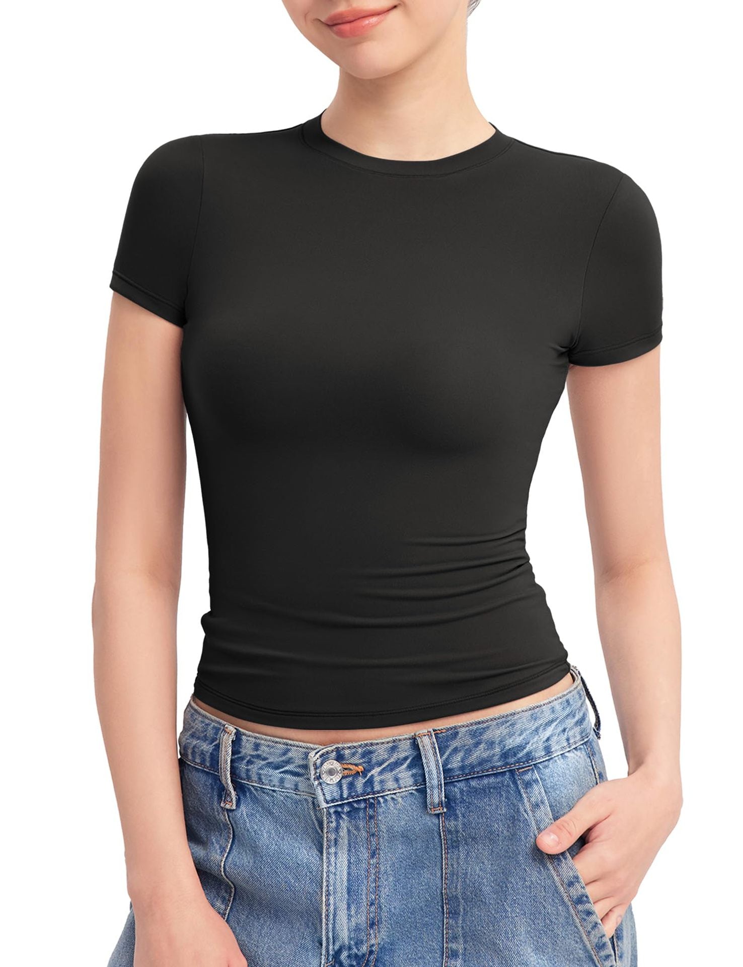 Damen Figurbetontes T-Shirt Krohn-e