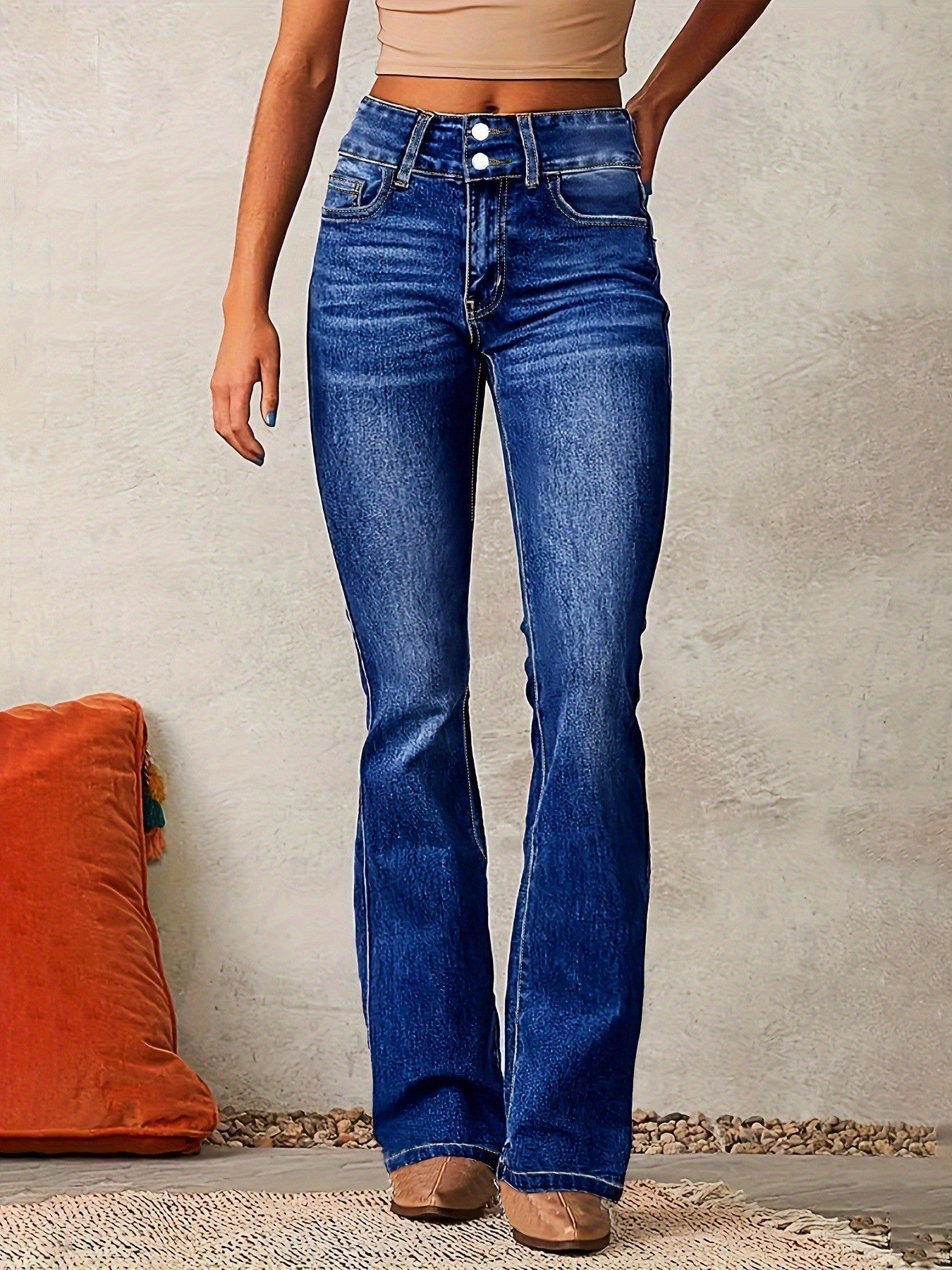 Damen Flared Jeans Krohn-e
