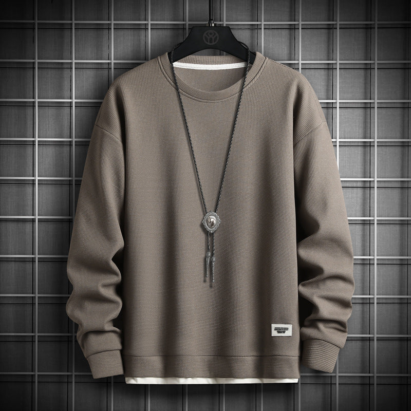 Herren lässiger Sweatshirt mit strukturiertem Stoff und modernem Schnitt Krohn-e