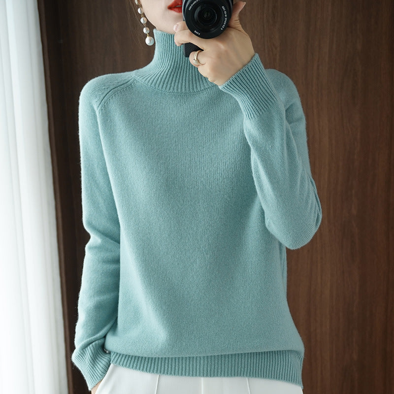 Krohn-e | Modischer Rollkragen-Strickpullover