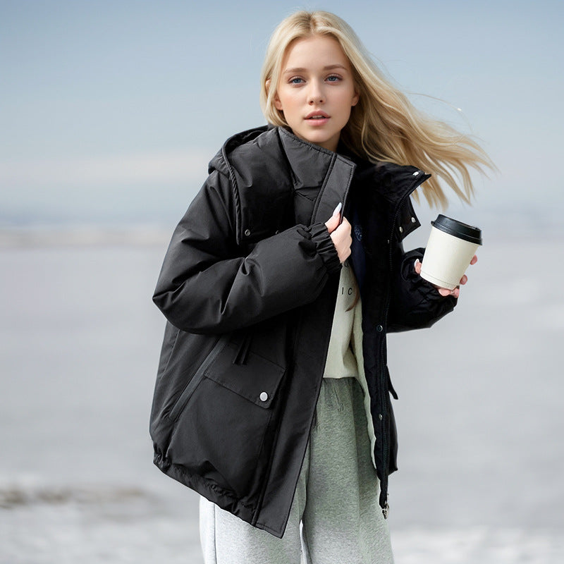 Damen sportliche Übergangsjacke mit vielfältigen Taschen und verstellbarem Kragen Krohn-e