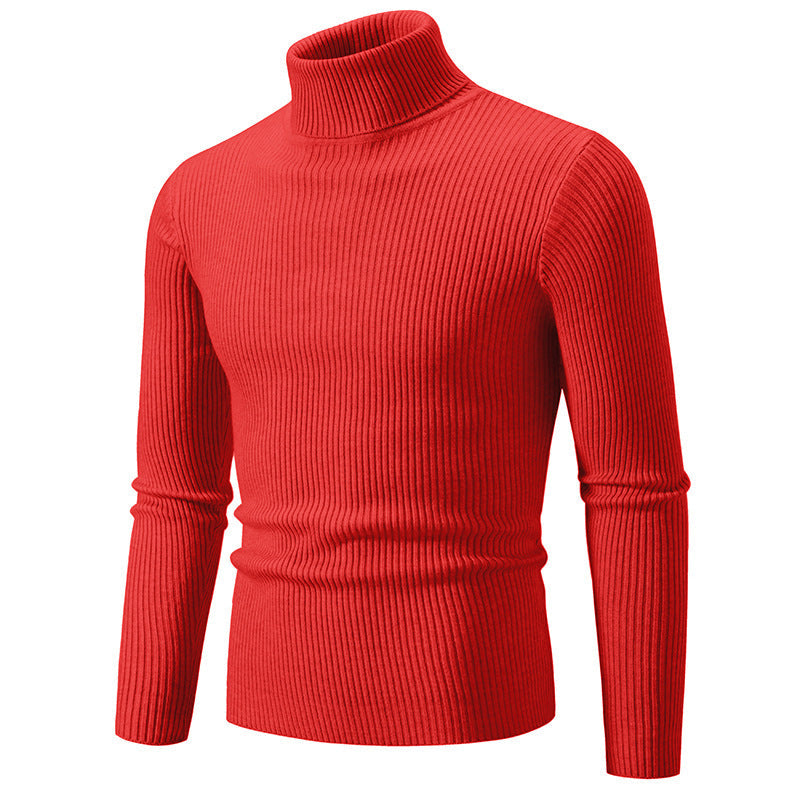Herren feiner Rollkragenpullover aus langlebigem Strickmaterial Krohn-e