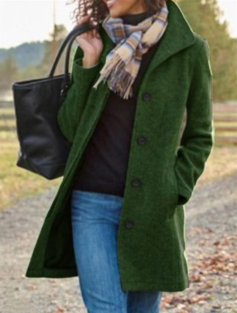 Damen eleganter Wollmantel Krohn-e