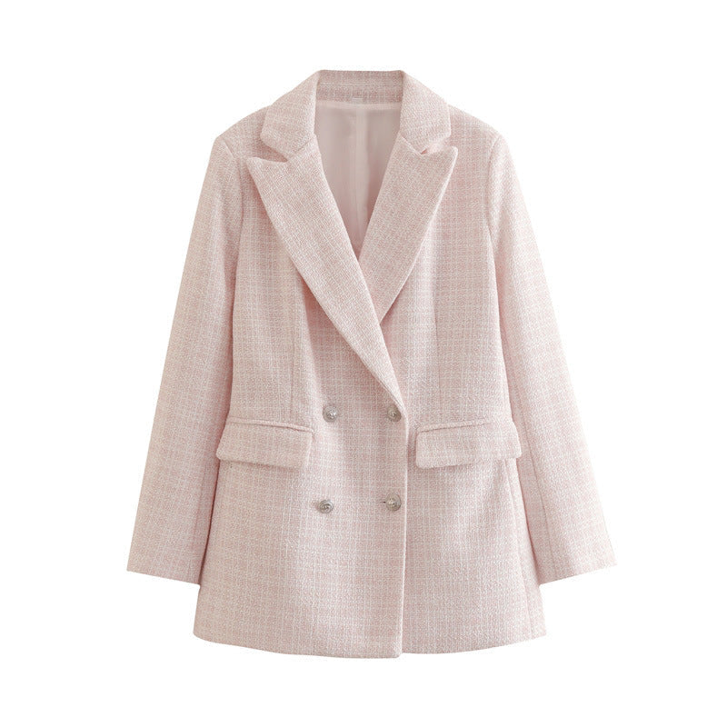Krohn-e | Blazer Weinlese Doppelreiher Mantel