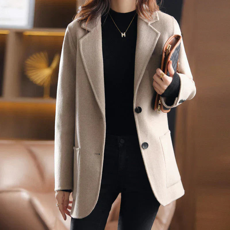 Krohn-e | Dicker Damenblazer für Herbst und Winter