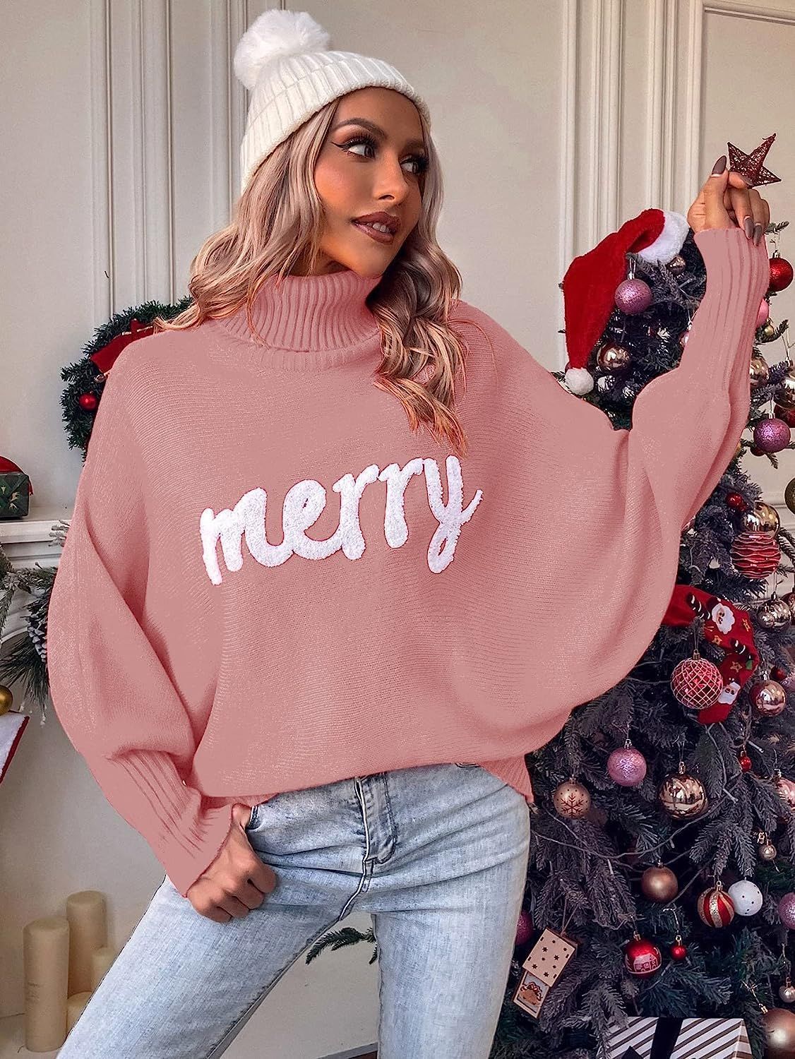 Damen Oversized Rollkragenpullover Krohn-e