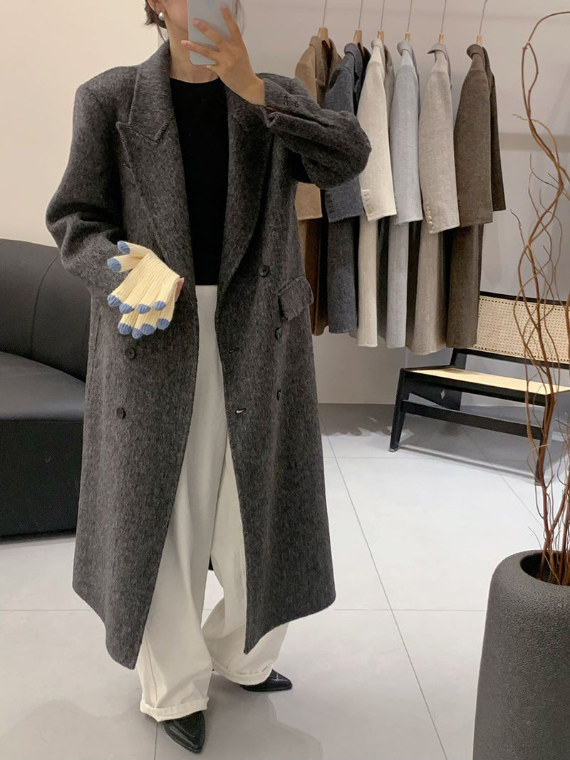 Krohn-e | Eleganter Wollmantel für Damen