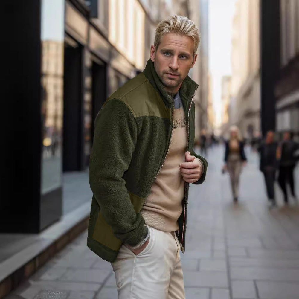 Herren kuschelige und elegante Fleecejacke Krohn-e