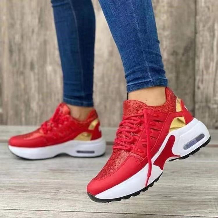 Damen Sportliche Air Max Sneakers mit atmungsaktiver Oberflächenstruktur Krohn-e
