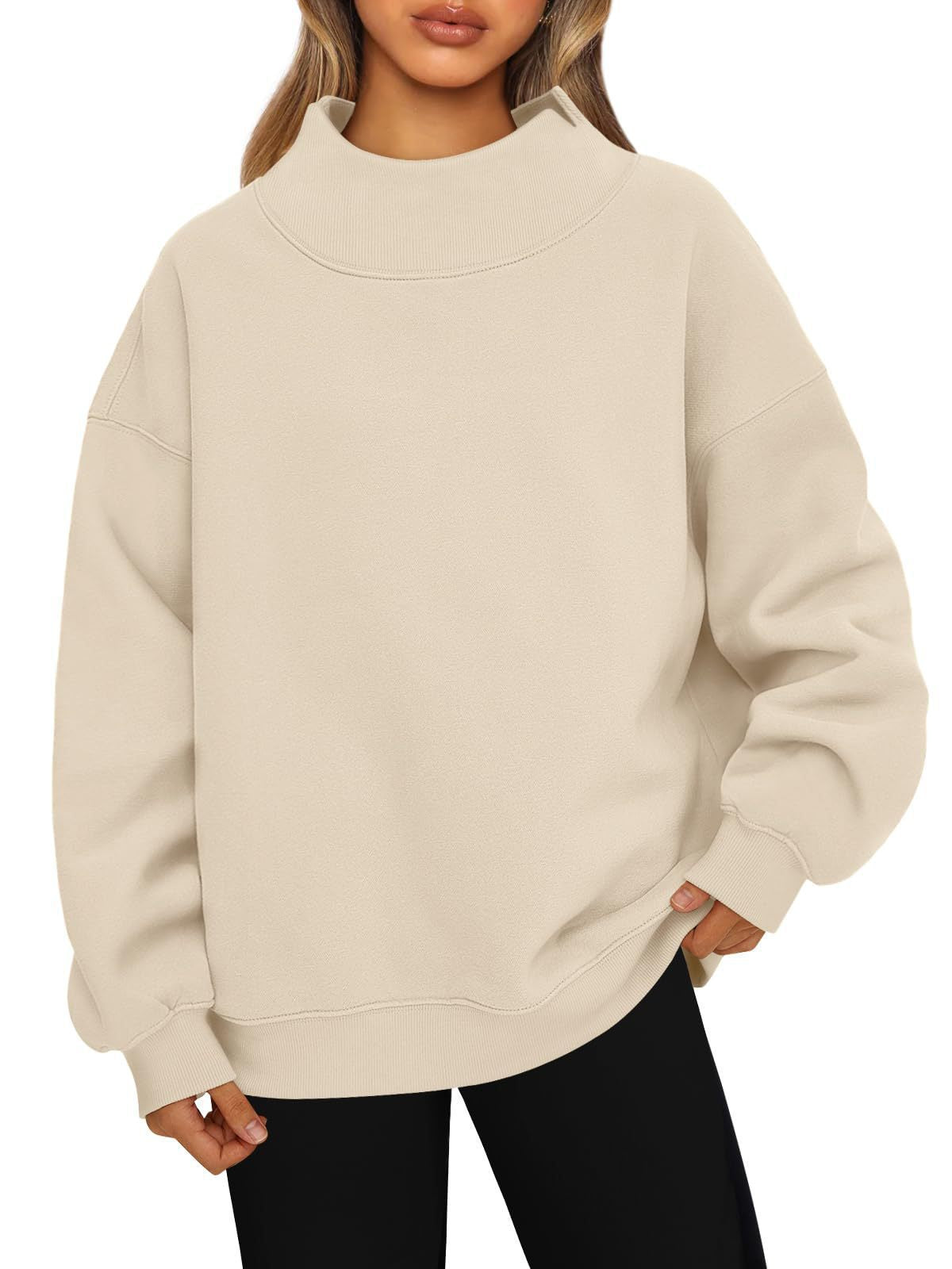 Damen Hochwertiger Stehkragen-Sweater Krohn-e