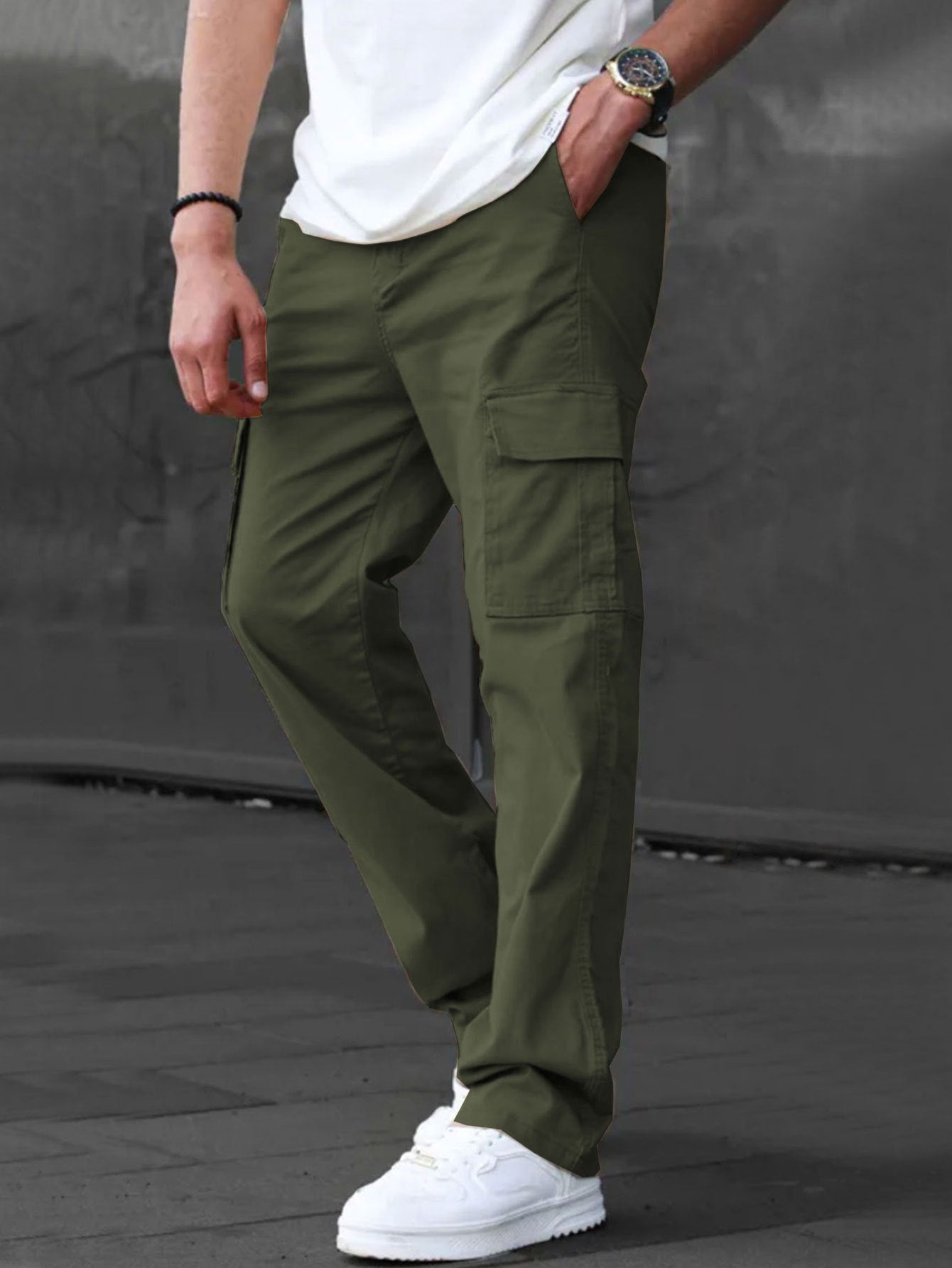 Herren Cargo-Hosen mit multifunktionalen Taschen und atmungsaktivem Stoff Krohn-e