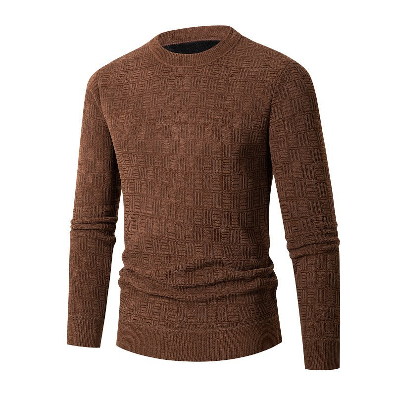 Herren modischer Strickpullover mit einzigartigem Strukturdesign Krohn-e