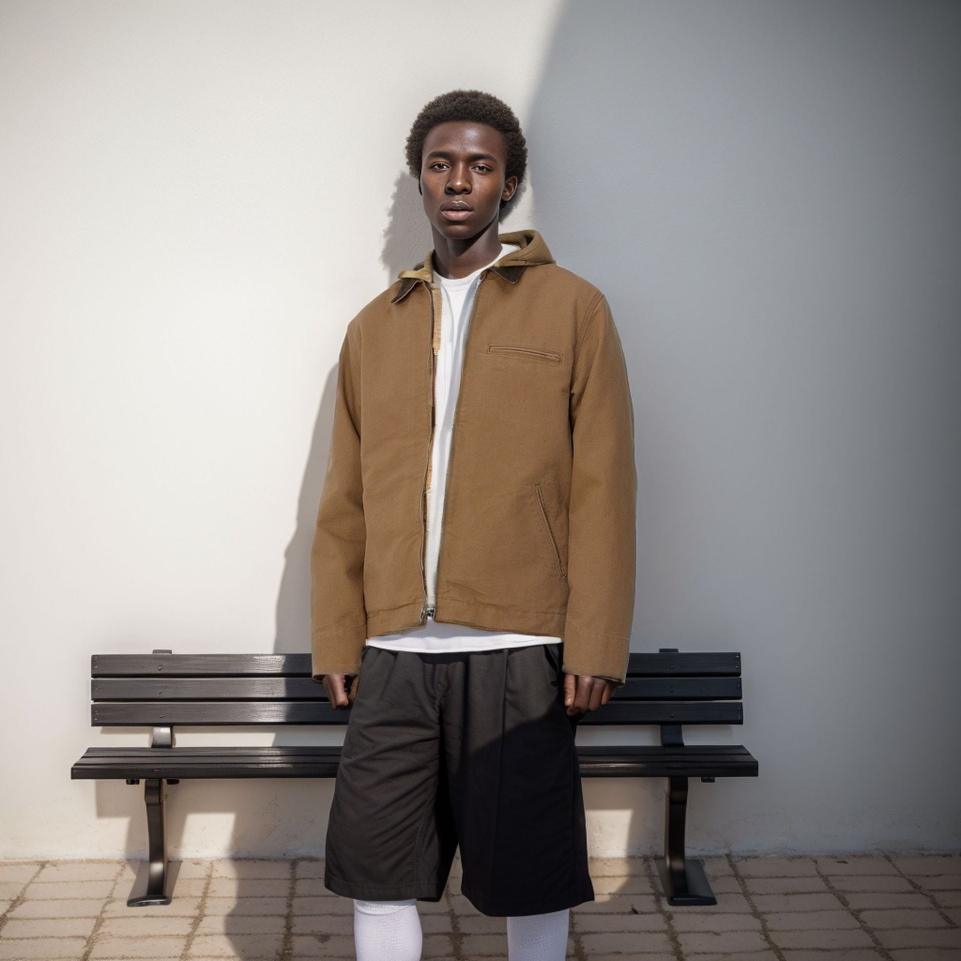 Herren lässige Übergangsjacke mit praktischen Taschen Krohn-e