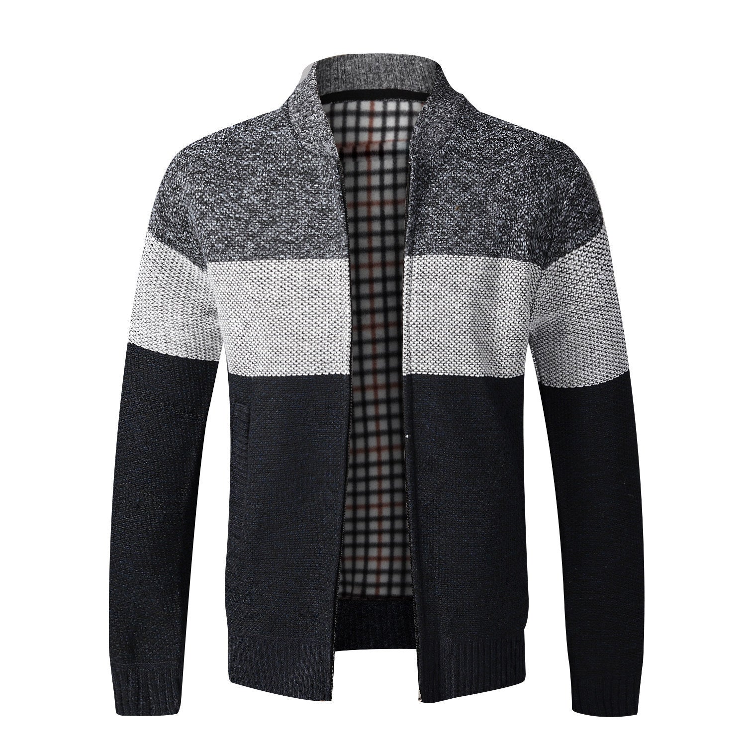 Herren sportlicher Strickcardigan mit modernem Design Krohn-e