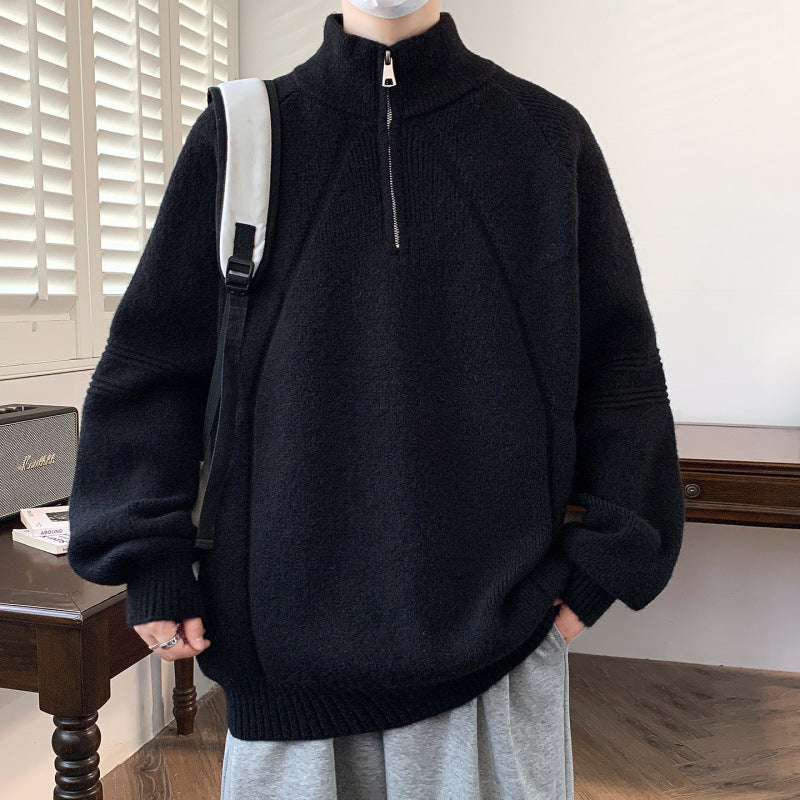 Damen Kapuzenpullover mit hohem Kragen und praktischem Reißverschluss Krohn-e