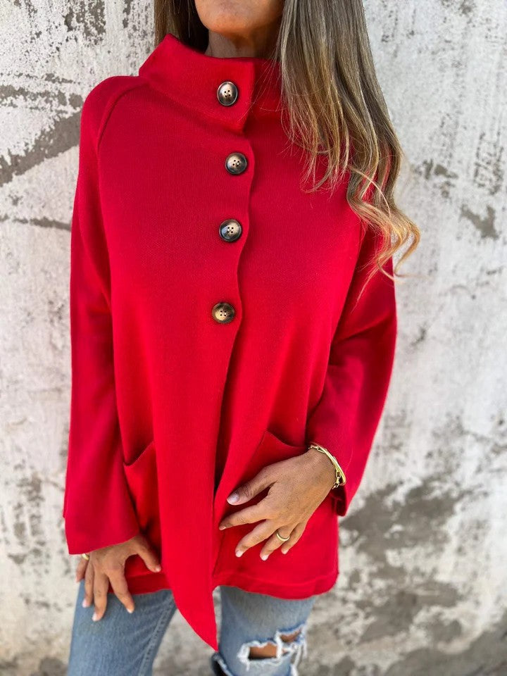 Damen Lässiger Oversized Cardigan Krohn-e