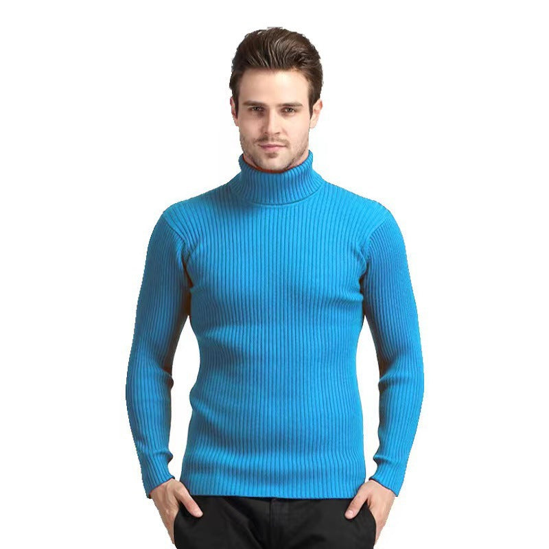 Herren Rollkragenpullover aus feiner Baumwolle mit strukturiertem Design Krohn-e