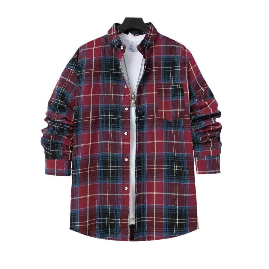 Herren Karierte Hemdjacke Krohn-e