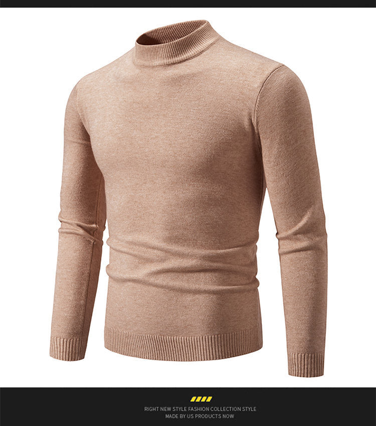 Herren eleganter Pullover mit Stehkragen Krohn-e