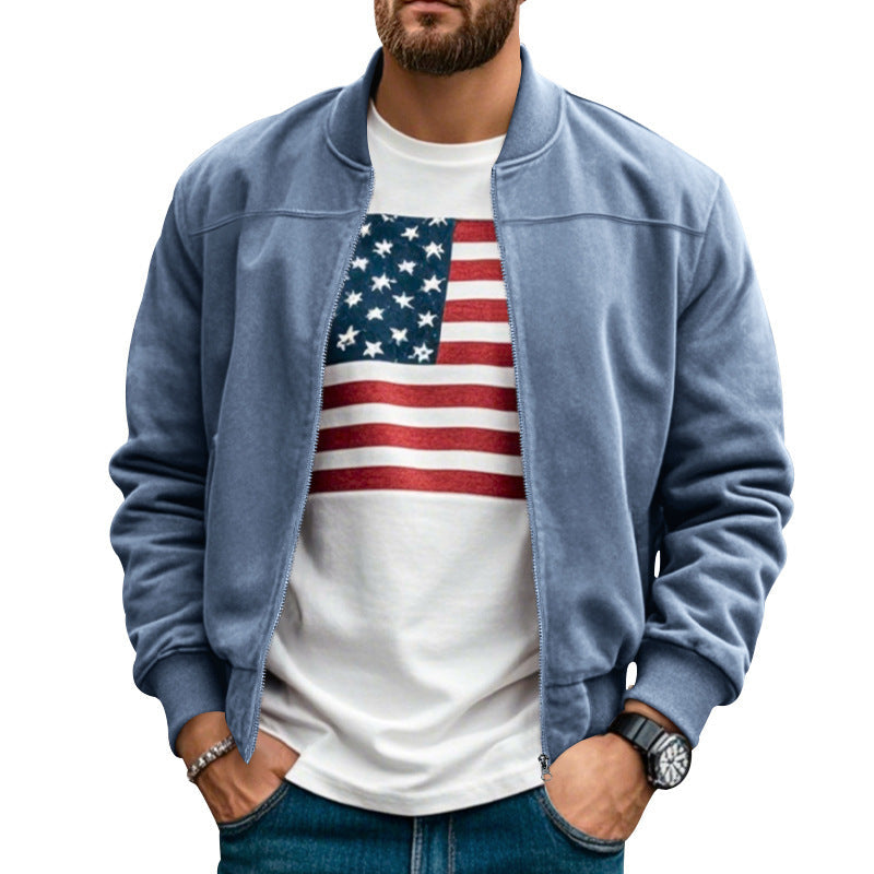 Herren Bomberjacke mit modernem Schnitt und praktischen Taschen Krohn-e