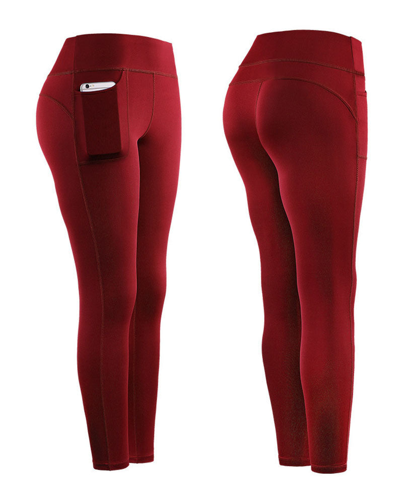 Damen Hochleistungs-Leggings mit praktischen Seitentaschen Krohn-e