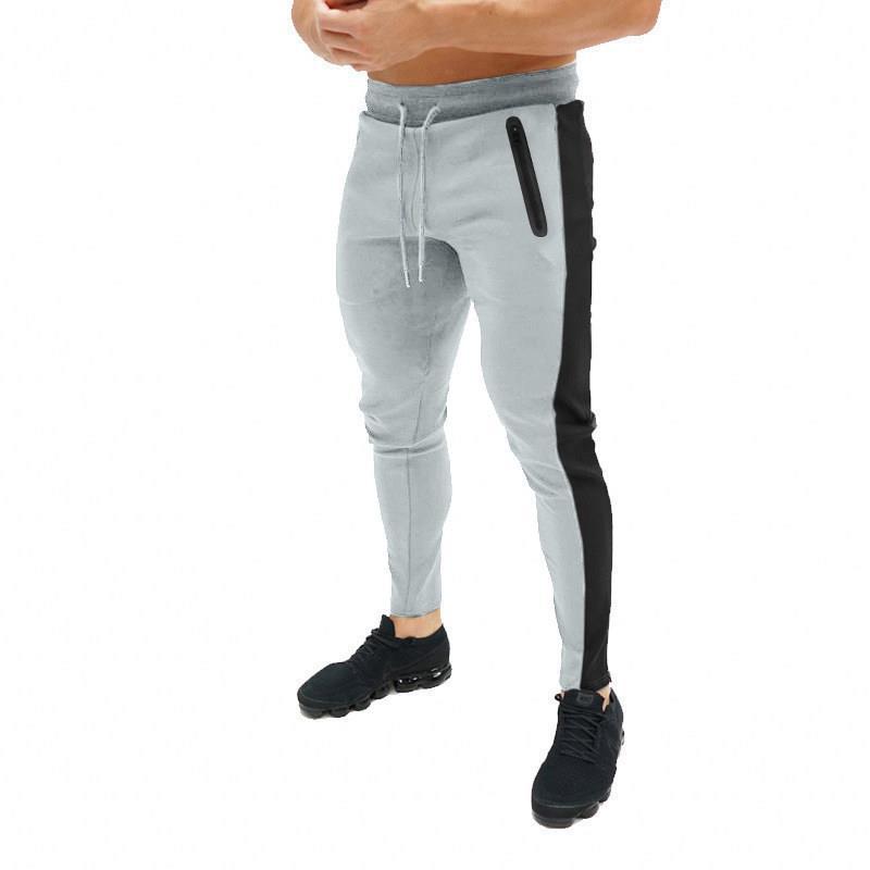 Herren Sportliche Jogginghose mit seitlichen Reißverschlusstaschen Krohn-e
