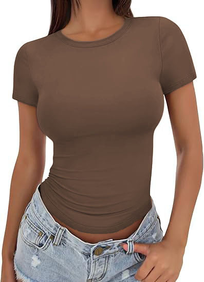 Heidi Mode | T-Shirt mit Rundhalsausschnitt