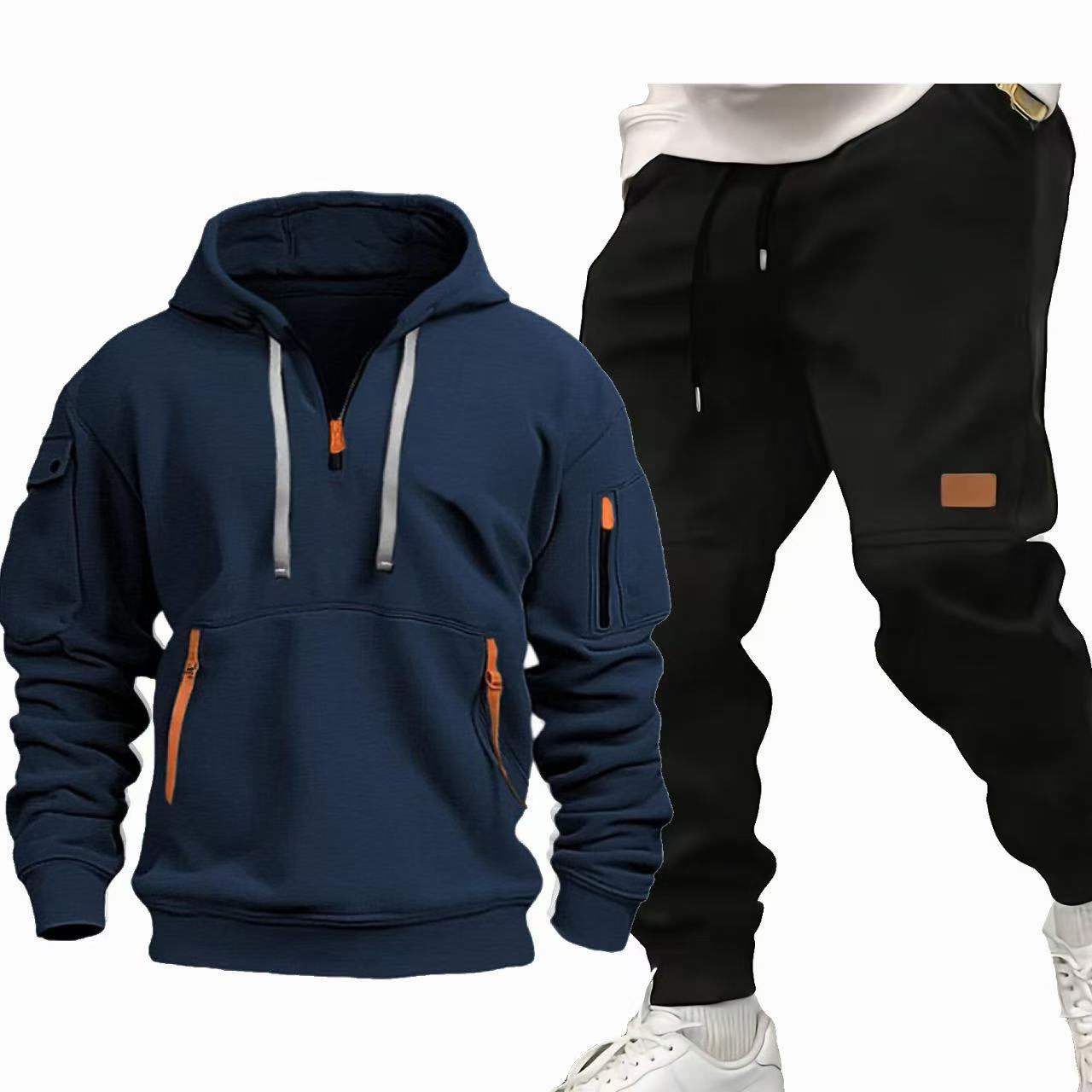 Herren Funktions-Hoodie und Jogginghose Set Krohn-e