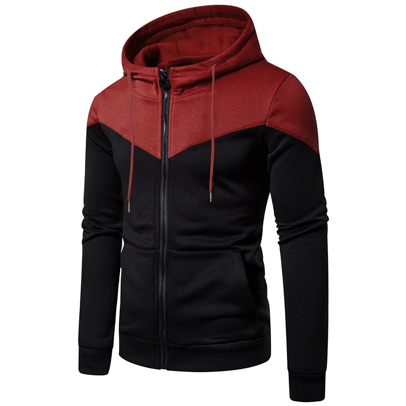 Herren sportliche Kapuzenjacke Krohn-e