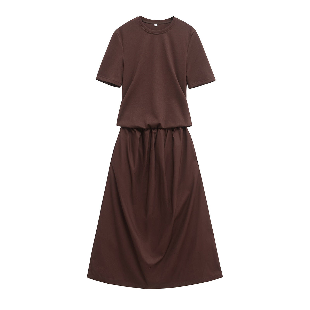 Fudus Langarm-Maxikleid im Frühlingsdesign