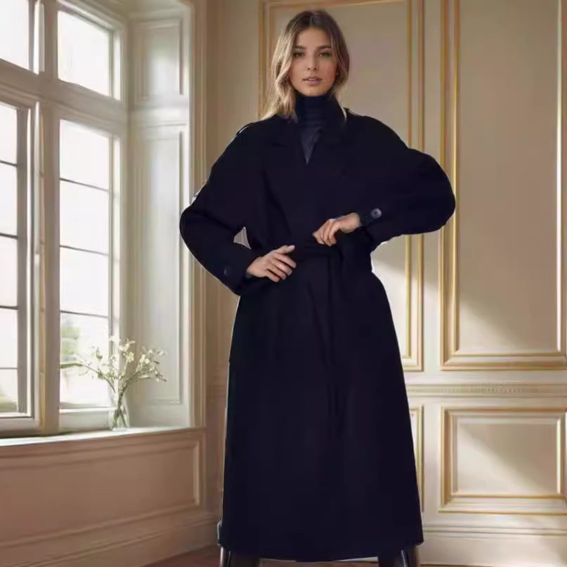 Damen eleganter Duster-Mantel mit geräumigen Taschen und modernem Schnitt Krohn-e