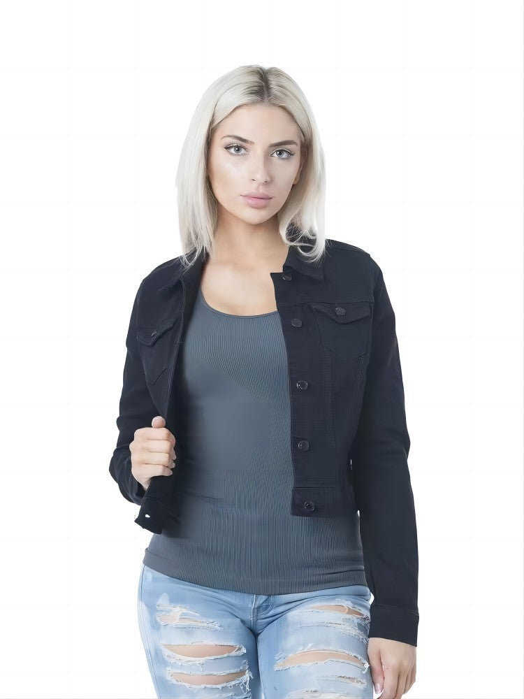 Damen lässige Jeansjacke Krohn-e