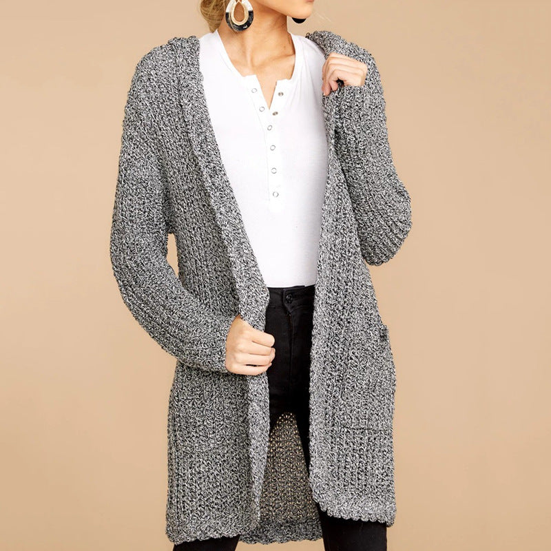 Damen Strickjacke mit offener Front und lässigem Schnitt Krohn-e