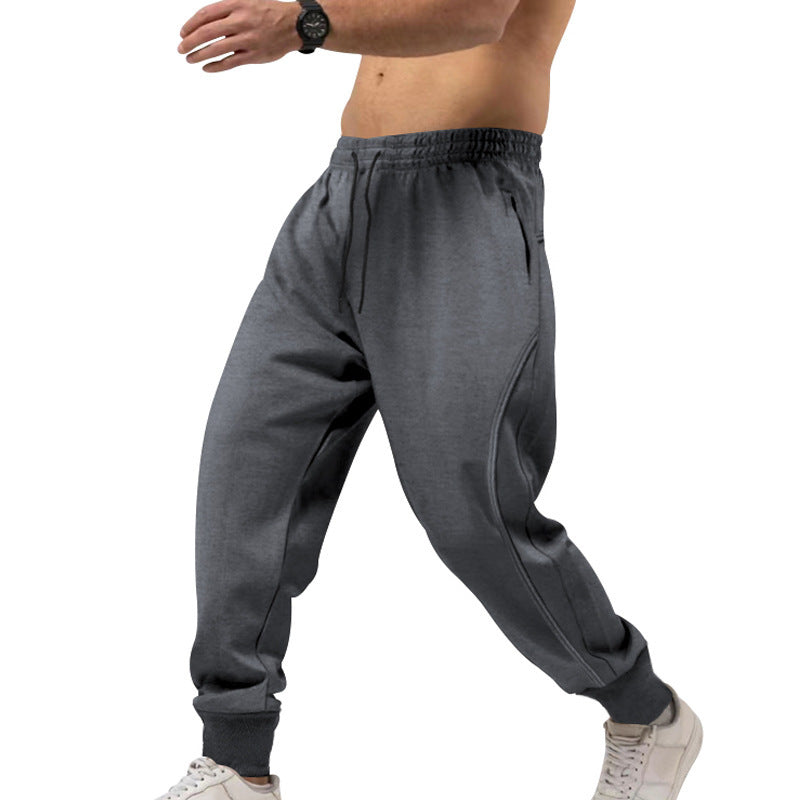 Herren sportliche Jogginghose mit elastischem Bund und Taschen Krohn-e