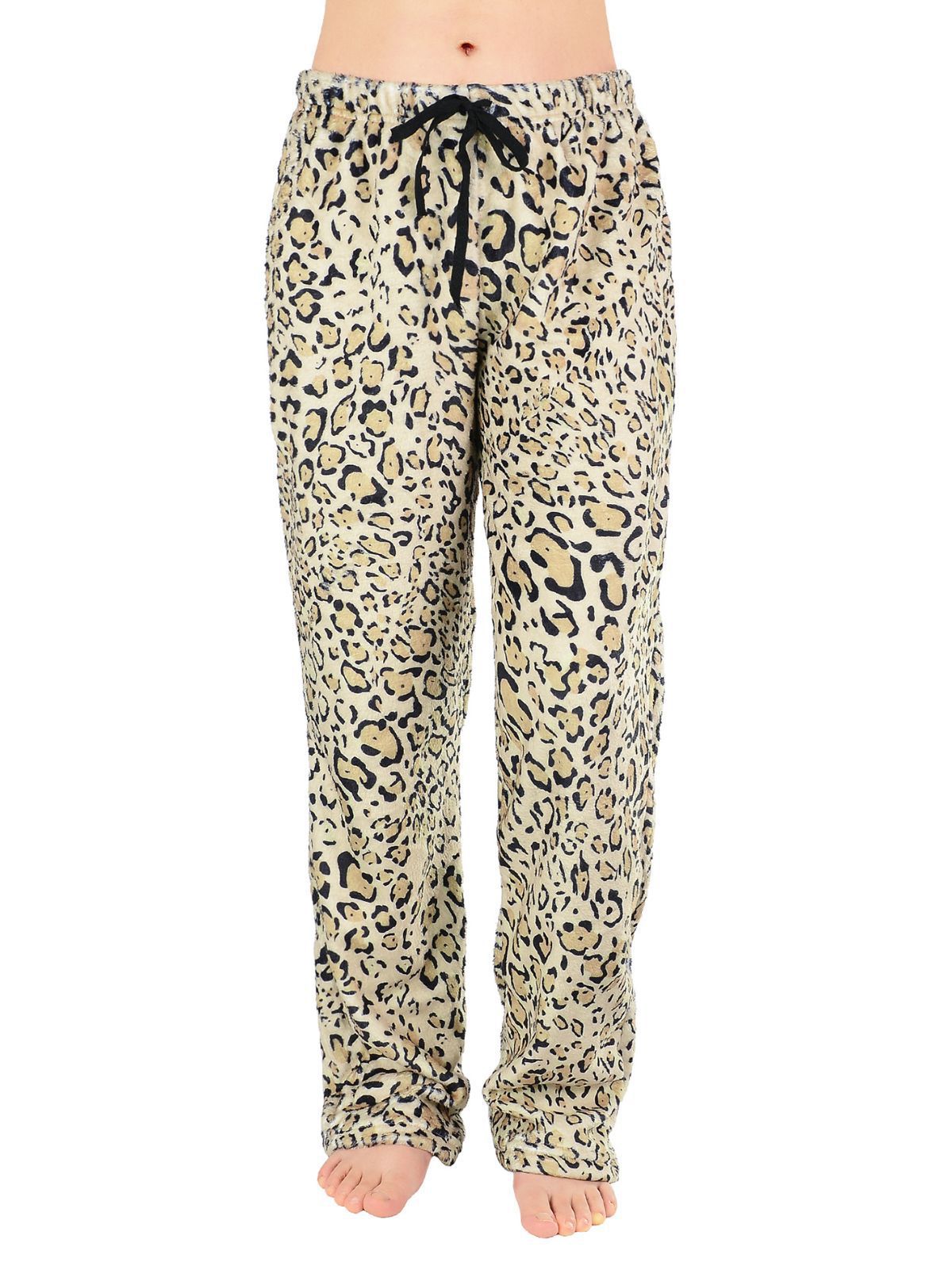 Damen Relaxed Fit Leopardenmuster Loungehose Krohn-e