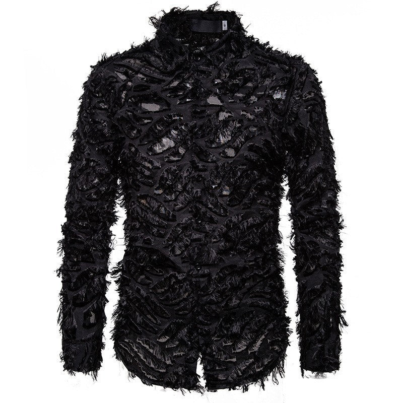 Herren Modisches Hemd mit strukturiertem Design Krohn-e