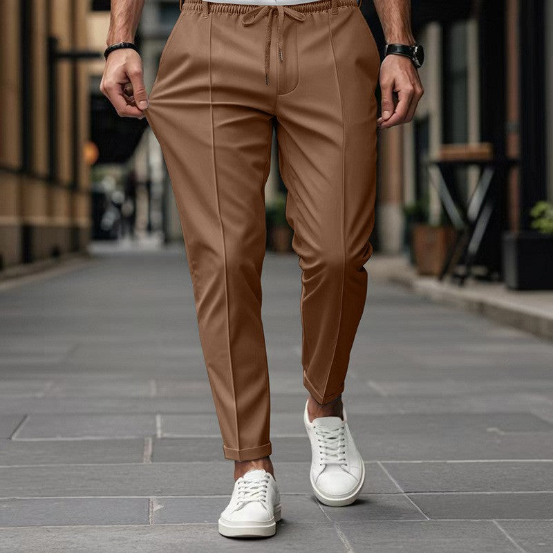 Herren modische Slim-Fit Jogginghose mit elastischem Bund und praktischen Seitentaschen Krohn-e