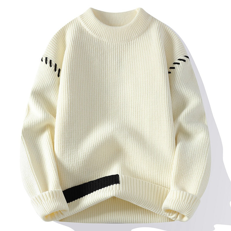 Damen Grober Strickpullover mit innovativem Design und dekorativen Details Krohn-e