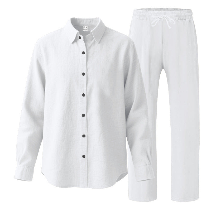 Herren Casual Freizeitanzug mit Oberteil und elastischer Hose Krohn-e